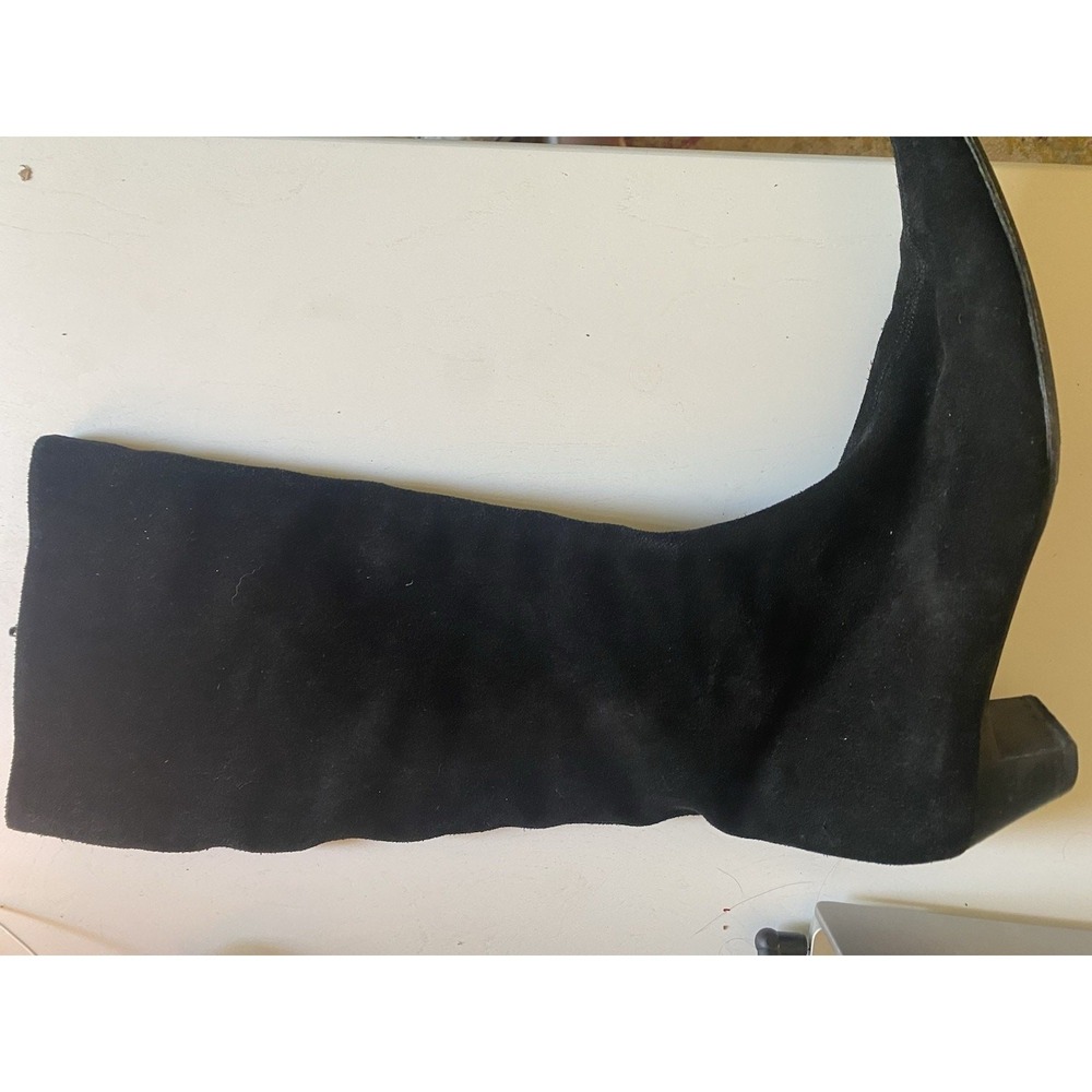 Priori Made In Italy Boots Suede‎ Black Size 10 - Picture 8 of 12